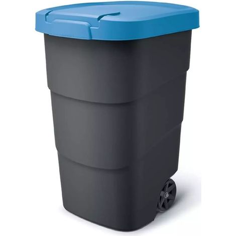 KEDEN KOSZ NA ŚMIECI WHEELER 110 L - NIEBIESKI