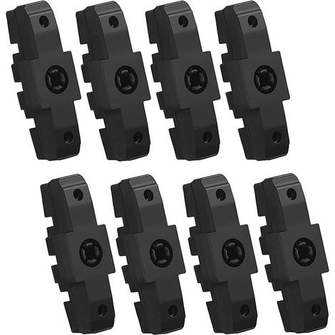 4 paires de plaquettes de frein haute performance pour vélo, compatibles avec les freins hydrauliques sur jante HS11, HS22, HS24 et HS33 - accessoires de vélo noirs (1/5)