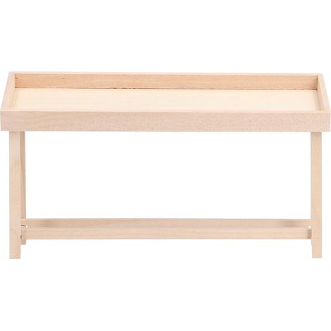 Étagère miniature en bois à l'échelle 1:12 pour la création de présentoirs pour maisons de poupées. (1/5)