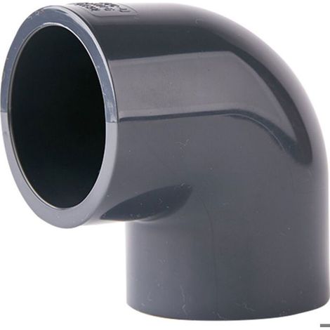 Manchon coude 90 pvc 32mm raccord pression pvc PN16,DN25(2 pcs) (1/5)