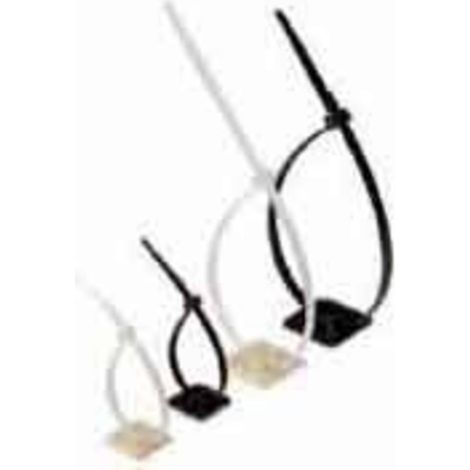 Fascetta fermacavi con dentatura interna (L x A) 3.6 mm x 200 mm CB 200/3.6 Colore: Nero 100 pz. Weidmüller (1/3)