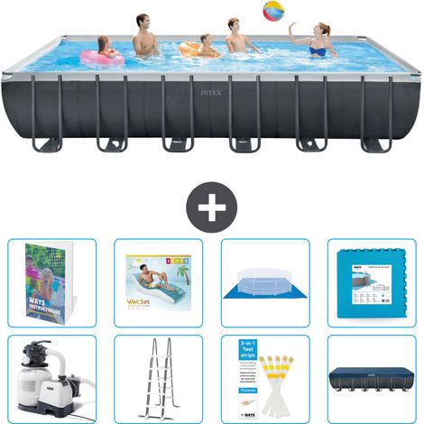 Ultra XTR Pool Rechteckig - 732x366x132 cm - 9-teilig S651