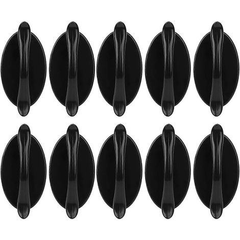 10 Poignées Adhésives Autocollantes pour Tiroir et Porte Coulissante, Poignée de Tirage pour Cuisine, Placard, Armoire et Fenêtre (1/5)