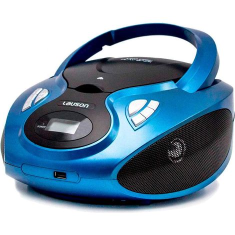 LAUSON CP736 AZUL / REPRODUCTOR RADIO CD CON ALTAVOCES INCORPORADOS