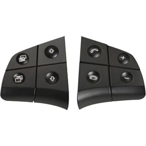 Remplacement du bouton de commande au volant pour Mercedes Benz W164 W245 W251 Ml Gl Br Class, noir, 4 boutons (1/4)