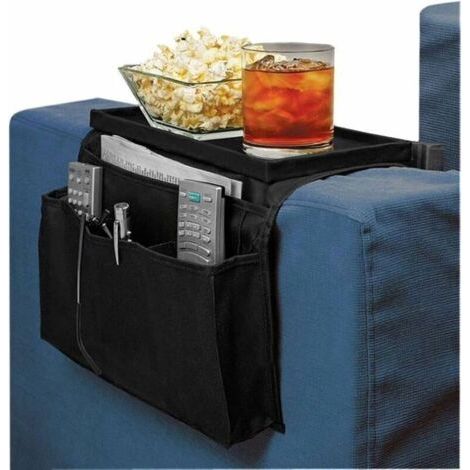 Sac de rangement pour canapé, support d'accoudoir, sac de rangement pour plateau de canapé, sac de rangement suspendu-MHB (1/4)
