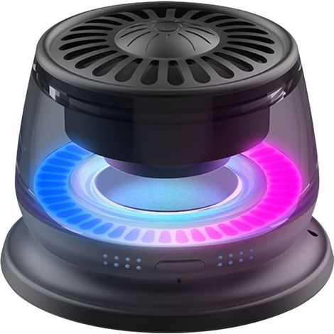 Altoparlante wireless con supporto magnetico, portatile, alta qualità del suono, TWS, interconnesso, LED, altoparlante colorato