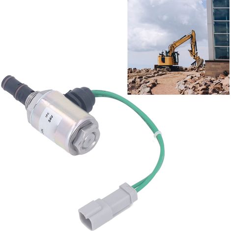 L'électrovanne 24V 186-1526 convient aux modèles Caterpillar CAT D6M, D6R, D8R, 535B, 535C, 545, 545C, 924G et 938G. (1/5)