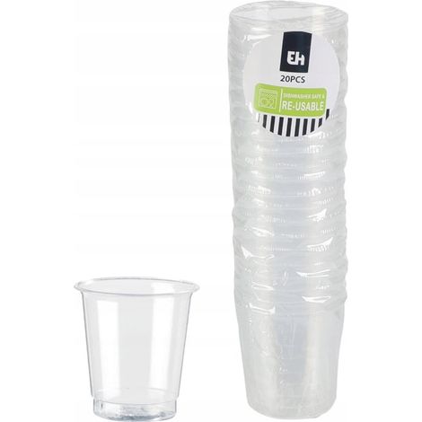 Vasos de plástico para chupitos de vodka, de colores, 30 ml, 20 unidades