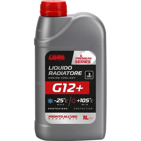 Premium Series Rosso G12+, liquido radiatore - (-25°C / +105°C) - 1 L (1/5)