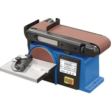 Fervi 0564 Levigatrice inclinabile a nastro e disco da banco 370 W