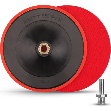 180mm Plateau de Polissage avec adaptateur M14 (1/5)