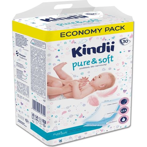 032304 HH Kindii Pure & Soft Einwegbinden 30 Stück (60x40) (5/F)