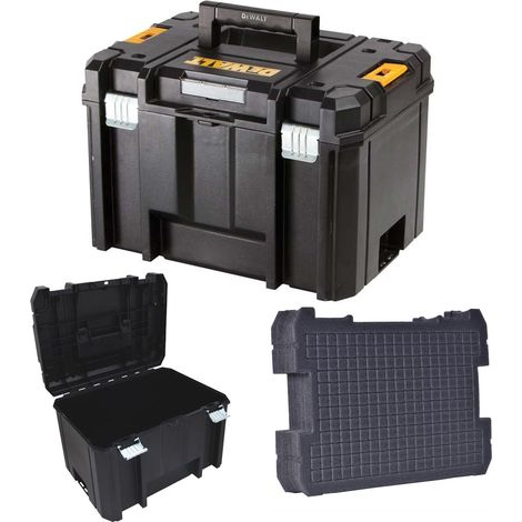 Dewalt DWST1-71195 TSTAK VI Deep Tool Storage Case Heavy Duty 23L + Foam Insert (1/3)