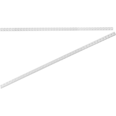 Vierkantträger mit 41 Löchern für Roboter-Ersatzteile aus Aluminium, Teilenummer 3106‐0041‐0328, 8 x 8 x 328 mm