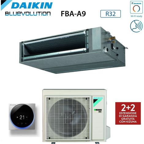 Daikin – Climatiseur gainable 21000 Btu – Monophasé R-32 – Classe A+ – Wi-Fi en option – Commande filaire argent – Silencieux 56 dB(A)