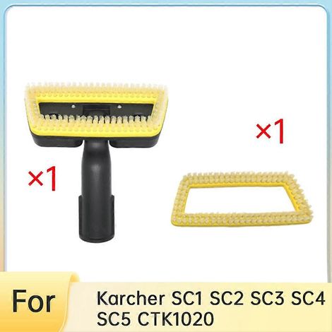 Ersatz-Handdampfbürste mit austauschbarem Bürstenkopf für Kärcher SC1-5 CTK1020 Dampfreiniger (1/5)