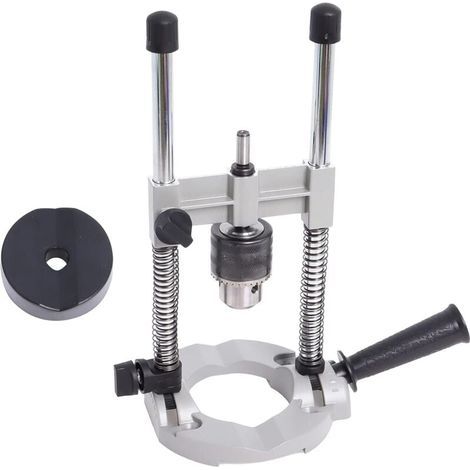 Verstellbare 90°-Bohrführung, elektrischer Rotationsbohrständer mit Bohrfutter, Mini-Tischbohrständer für die Holzbearbeitung (1/5)