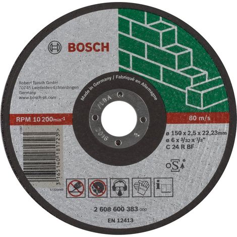 Bosch disco da taglio dritto Expert for Stone C 24 R BF 150 mm 22,23 mm 2,5 mm - 2608600383