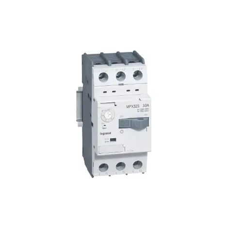 Disjoncteur moteur magnétothermique MPX³32S - 0,63A à 10A - 50kA ou 100kA en 415V - plage de réglage thermique disjoncteur - Disjoncteur 6A à 10A - 50kA en 415V (1/3)