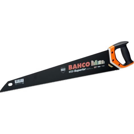 Bahco Superior Handsaw 600mm 24in 7 TPI Hardpoint Teeth BAH270024XT
