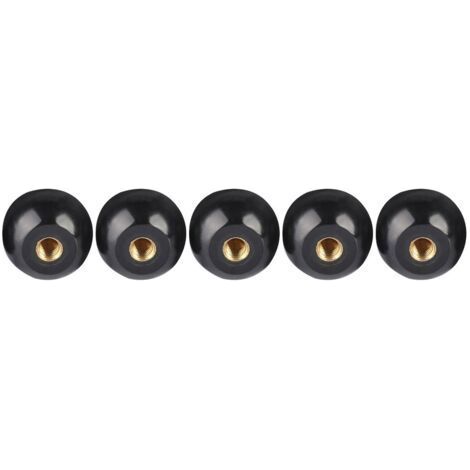 5 pièces noir bakélite boule levier bouton cuivre Insert M12 40 remplacement de Machine-outil (1/4)