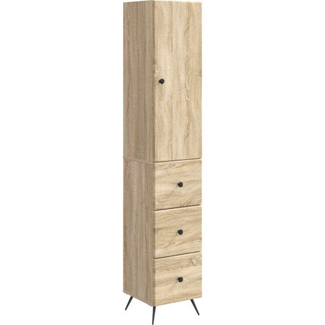 Set di armadi 2 pcs Rovere Sonoma 34,5 x 34,5 x 90 cm vidaXL