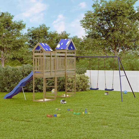 Outdoor Playset Impregnated Wood Pine vidaXL (1/5)