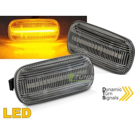 Paire Clignotant Repetiteur Led Audi A3 8P de 2003 a 2012 Chrome Dynamic-33364795 (1/3)