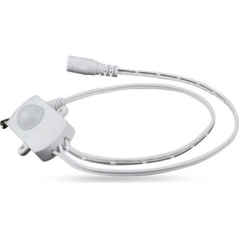 Interruttore luce con sensore IR da 5 A CC 5-24 V, interruttore con sensore a infrarossi per rilevamento di presenza umana con intervallo di ritardo regolabile da 2 a 360 secondi, per illuminazione at