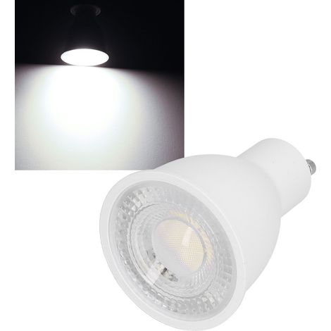 Ampoule LED GU10 10W 1100LM, Spot Encastré Blanc pour Salon et Salle d'Exposition, 100‑265V