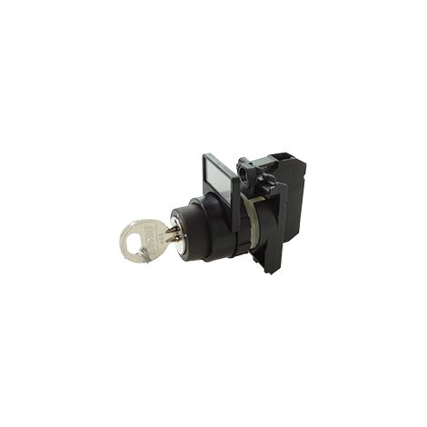Bouton à clé compo 2 pos maintenu 60° + 1NO sortie clé en 0 ou 1 BPCK2P1NO01