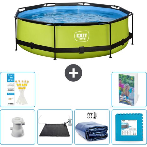 Exit Pool Rund - 300x76 cm - 7-teilig S340