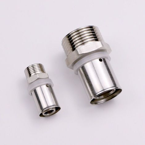 Multicouche à sertir raccord multiprofil femelle F12x17 Ø16 1/2M (1/2)