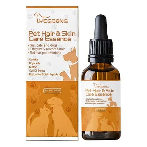 Essence réparatrice pour la peau des animaux, Soin de la peau des animaux, Spray pour poils d'animaux, Soin du pelage du chien, Soin de la peau, Spray pour poils de chien, Soin du pelage du chat, Soin (1/5)