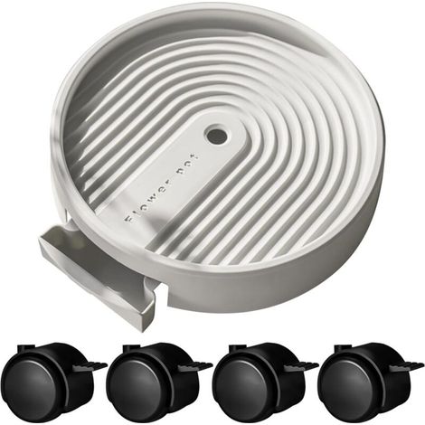 Plateforme mobile sur roulettes pour extérieur et intérieur – Base robuste avec système de drainage, idéale pour appartements, maisons et espaces résidentiels (1/5)