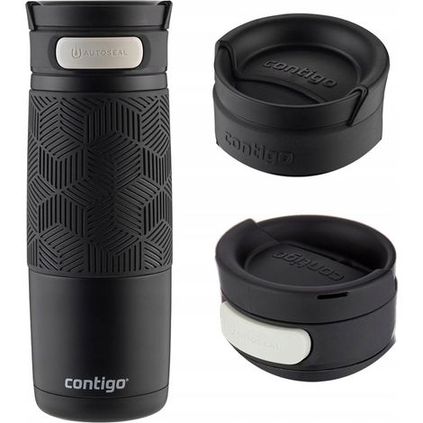 Taza térmica Contigo Transit negra 470 ml (1/5)