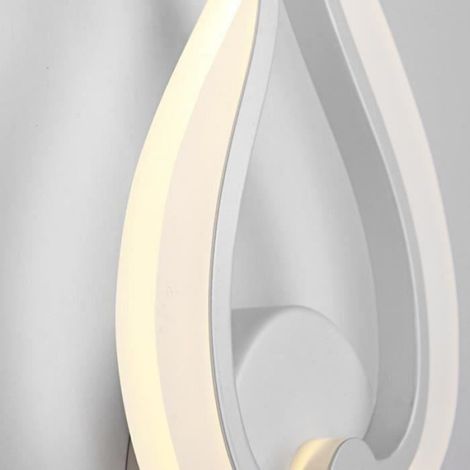 Applique Murale lampe flamme éclairage maison intérieur décoratifs Luminaires,Lampe chevet,Moderne décoration,blanc (1/4)