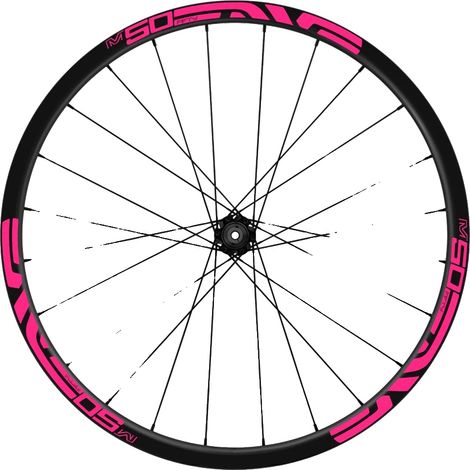 Pegatinas para neumáticos de bicicleta, material de vinilo, fácil aplicación, rosa fluorescente. (1/2)
