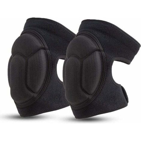 Genouillères professionnelles confortables, mousse anti-choc élastique, taille unique (15-35 kg), pour travaux extérieurs ou danse (1/3)