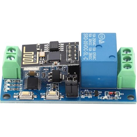 Module relais WiFi unidirectionnel pour application mobile Android, interrupteur de commande à distance sans fil 5V ESP8266 (1/5)