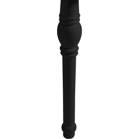 Pied de support en céramique pour lavabo RETRO pour 105001, noir mat (1/3)