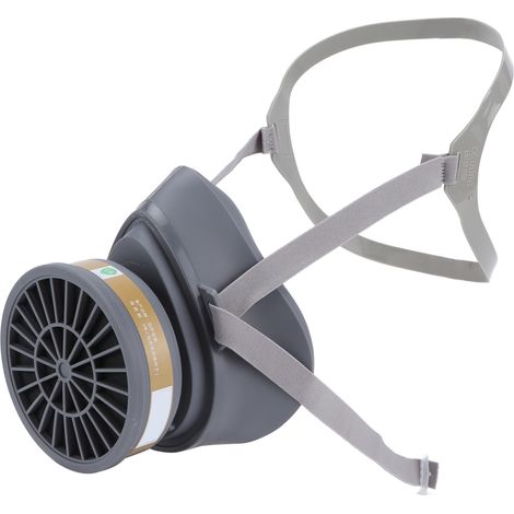 Vollständig luftdichte, selbstansaugende, 360° atmungsaktive Gesichtsmaske mit Filterbox für organische Gase, Dämpfe und Benzol (1/5)