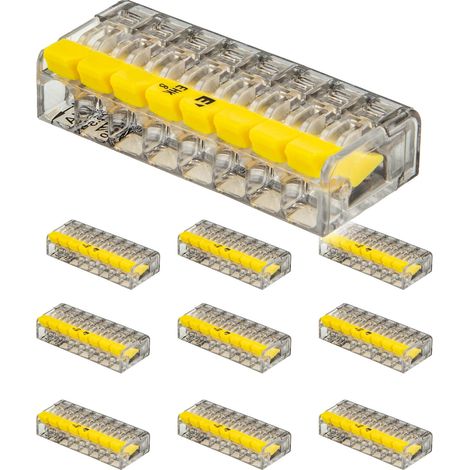 ELTROPA Steckklemme (10 Stück) Typ EHK - Klemme für 8 flexible & Massivleiter 0,2 bis 2,5 mm² (1/3)
