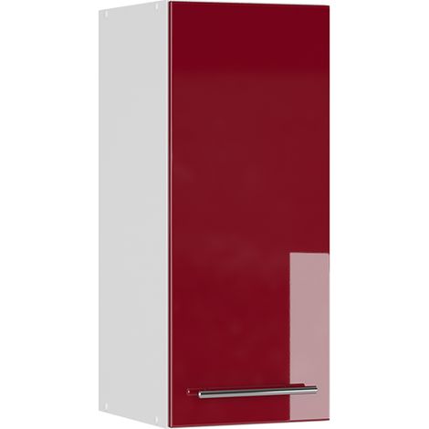 Badschrank Fame-Line, Bordeaux Hochglanz, 30 x 72 cm, Vicco