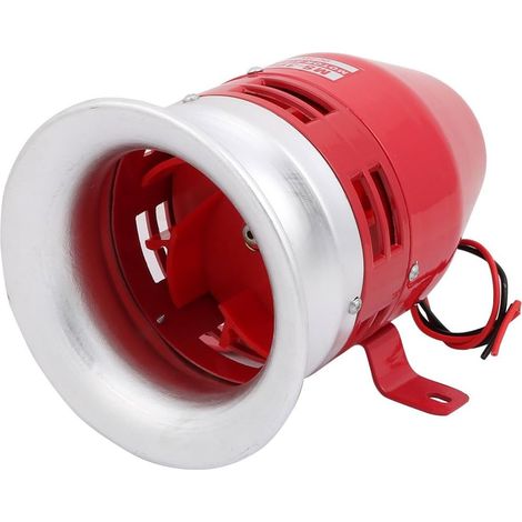 Moteur métallique DC 24V MS-390 Sirène d'été industrielle Alarme sonore rouge (1/3)