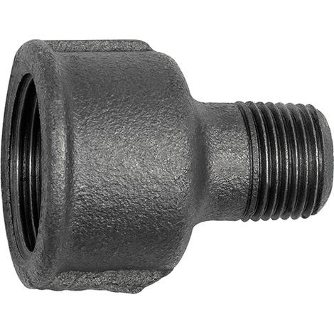 Riegler Reduziermuffe 246, Rp 1 1/2 i., R 3/4 a., Temperguss schw. (1/2)