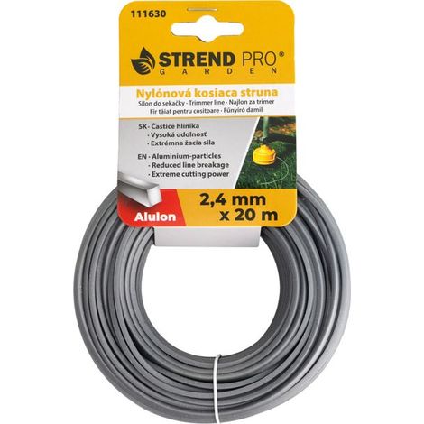 Trimmerfaden Alulon ADQ 2,4 mm, L-20 m, eckig