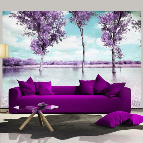 Papier Peint "Paysage de Bruyère" 280 x 400 cm (1/2)
