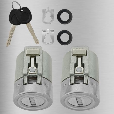 Compatible avec les cylindres de serrure de porte universels Chevrolet GMC (2 clés, 12549131, DL19881, 5070009-01) (1/4)